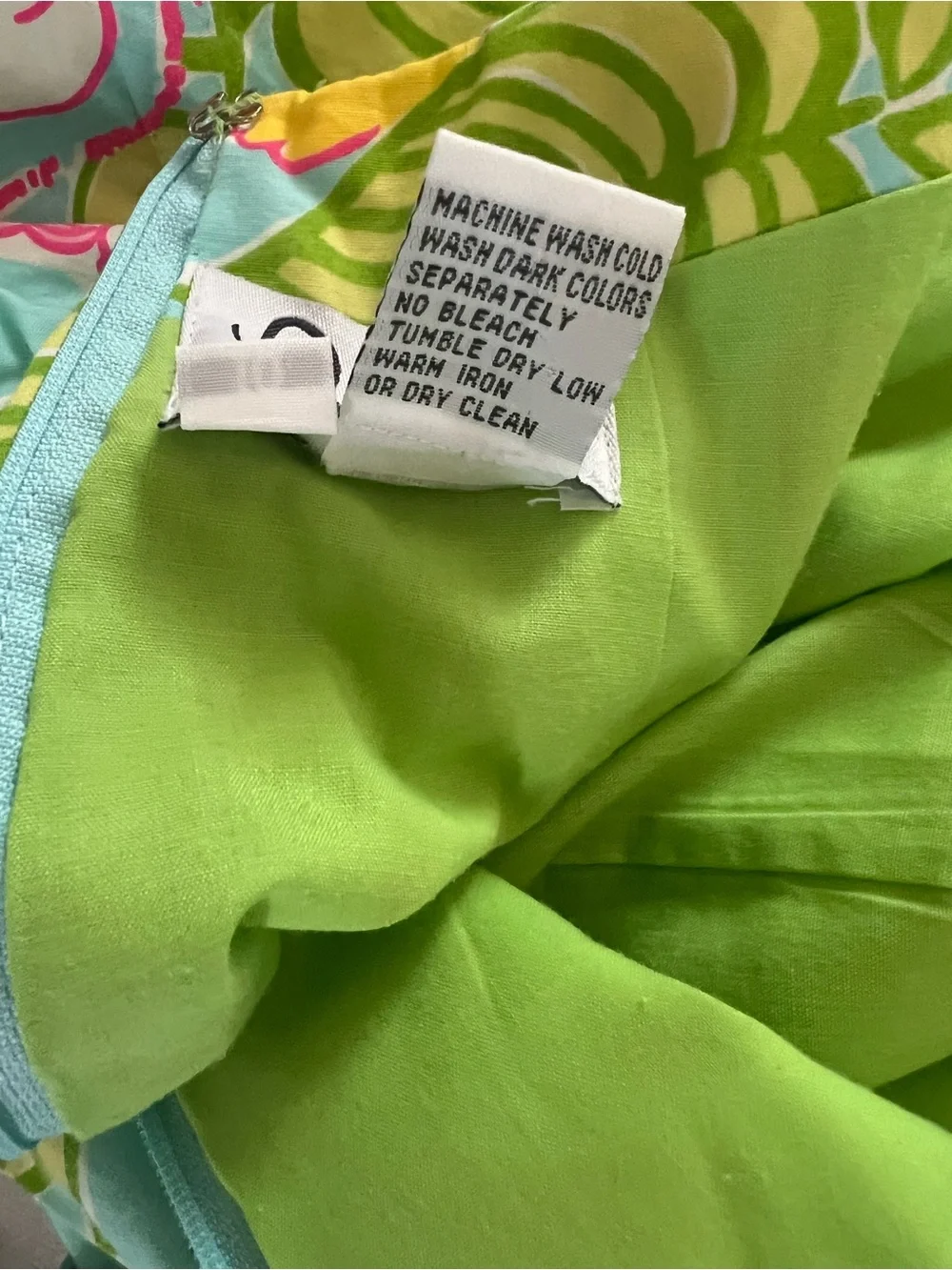 Lilly Pulitzer San Diego Zoo Print Strapless Sabrina Dress, size 10, NWOT - Picture 7 of 11